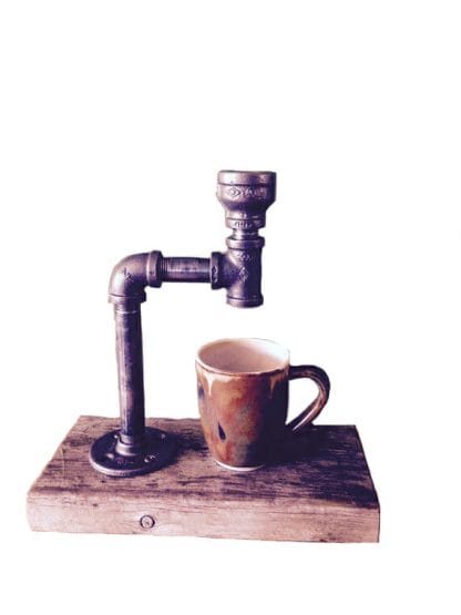 industrial steel pipe coffee maker