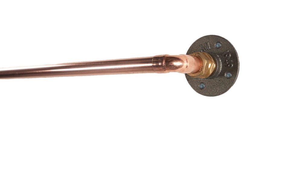 Elbow Curtain Pole Industrial Copper Pipe Style Pipe Dream Furniture