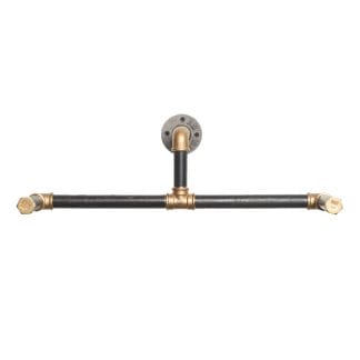 Black and Brass Clothing Rail