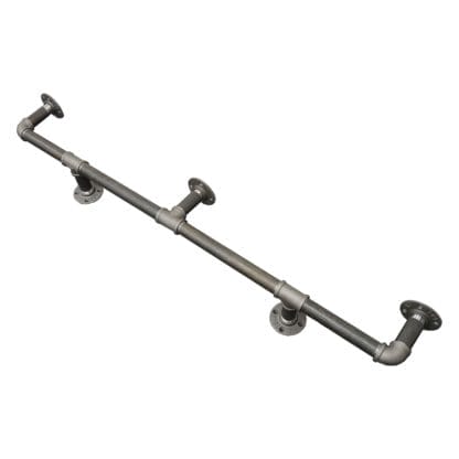 industrial steel pipe bar kitchen foot rail industrial style