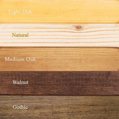 Wood sample colours