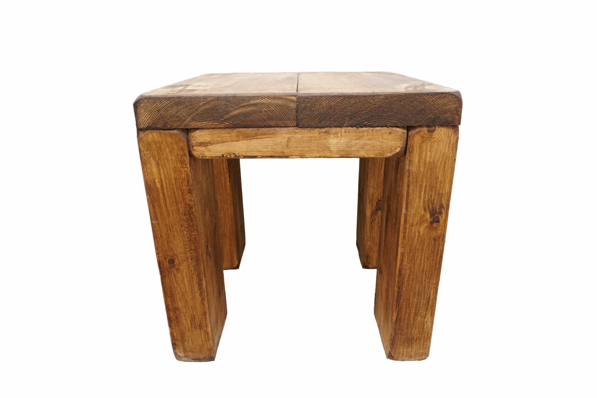 Oak wood on sale side table