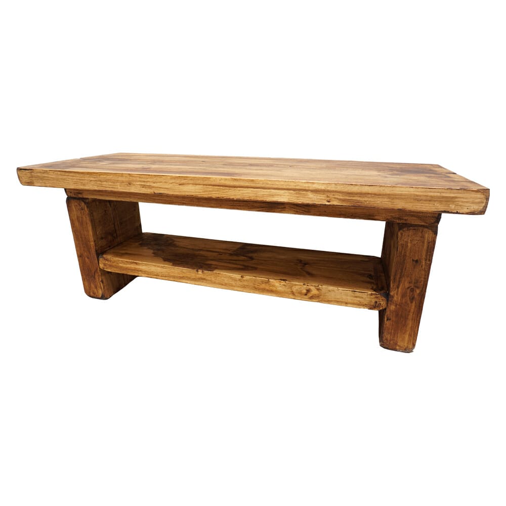 Thick 2024 wood bench