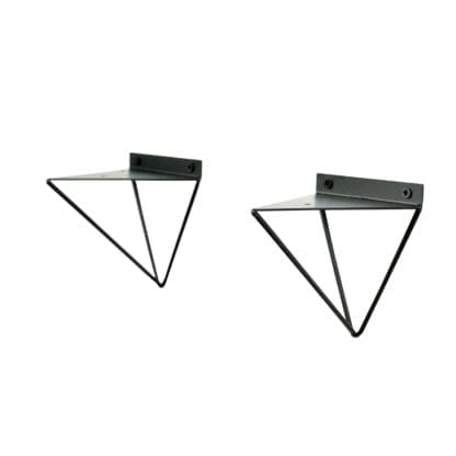 Hairpin shelf brackets pipedreamfurniture industrial style shelving pair angle left