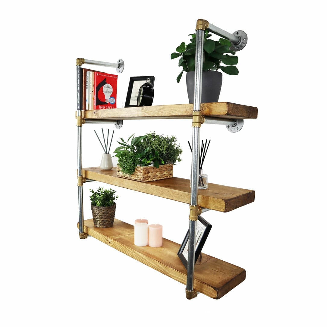 Timber deals shelving unit