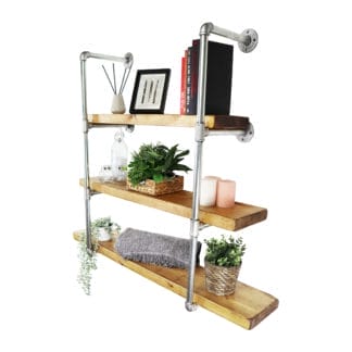Industrial Silver Shelving Units