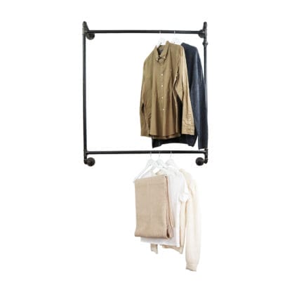 Two Tiered Clothing Rail