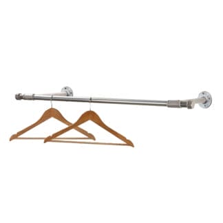 industrial silver style tee clothes rail