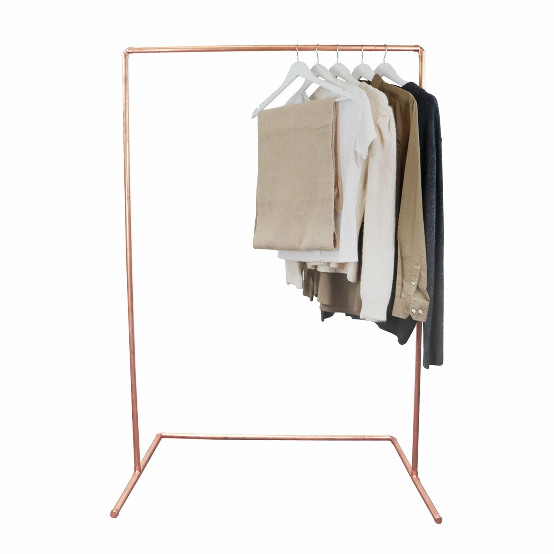 Copper discount clothing rail