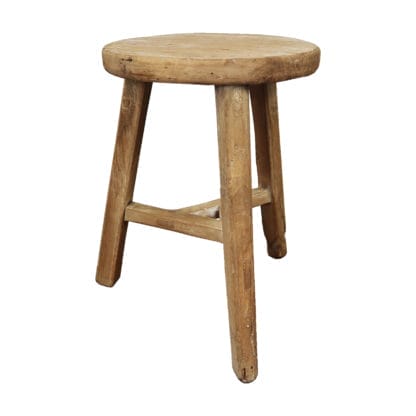 Traditional-Rustic-Round-Barn-Stool-8