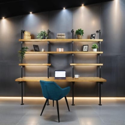 Wall-Mounted-Shelving-Unit-with-Desk-4