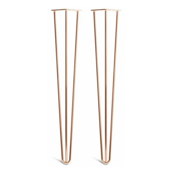 Hairpin Table Legs (pair) Industrial Style Copper Pipe Dream