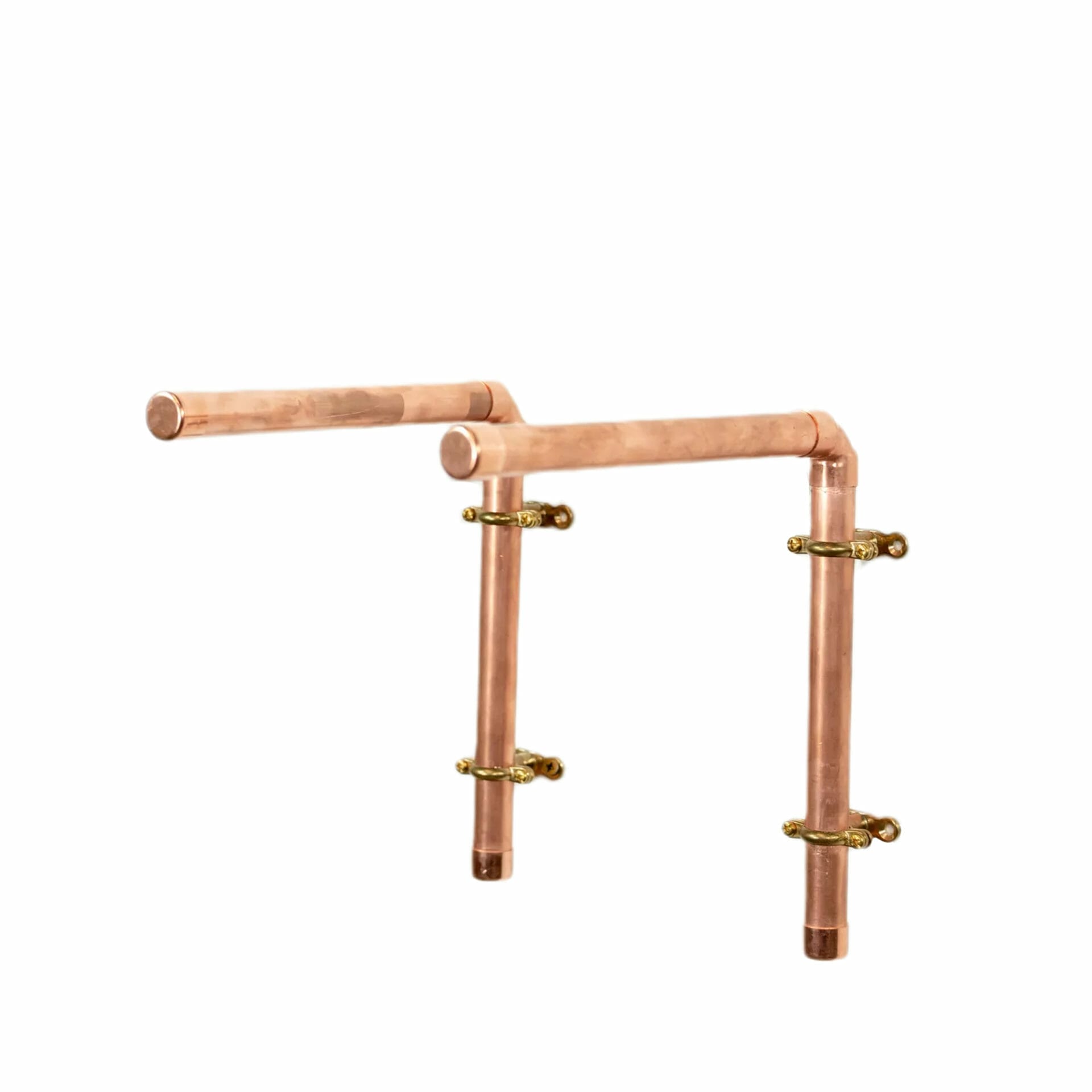 Copper pipe deals wall brackets