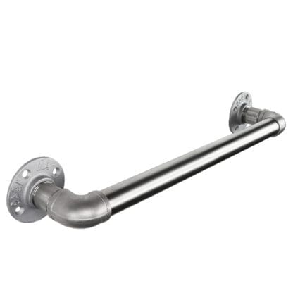 towel rail stainless steel industrial pipe angle right