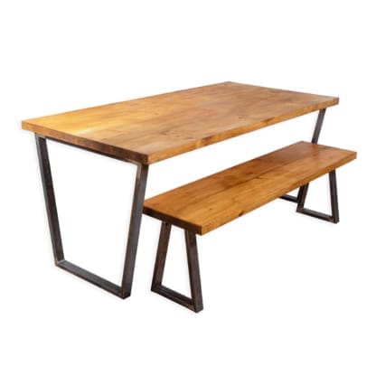 V-Frame-Industrial-Steel-Table-5