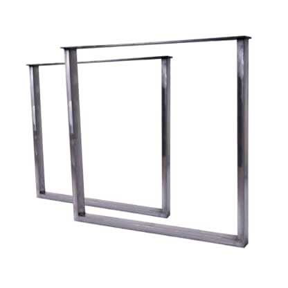 Square-Table-Leg-Brushed-Steel-2