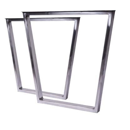 V-Frame-Table-Leg-Brushed-Steel-2