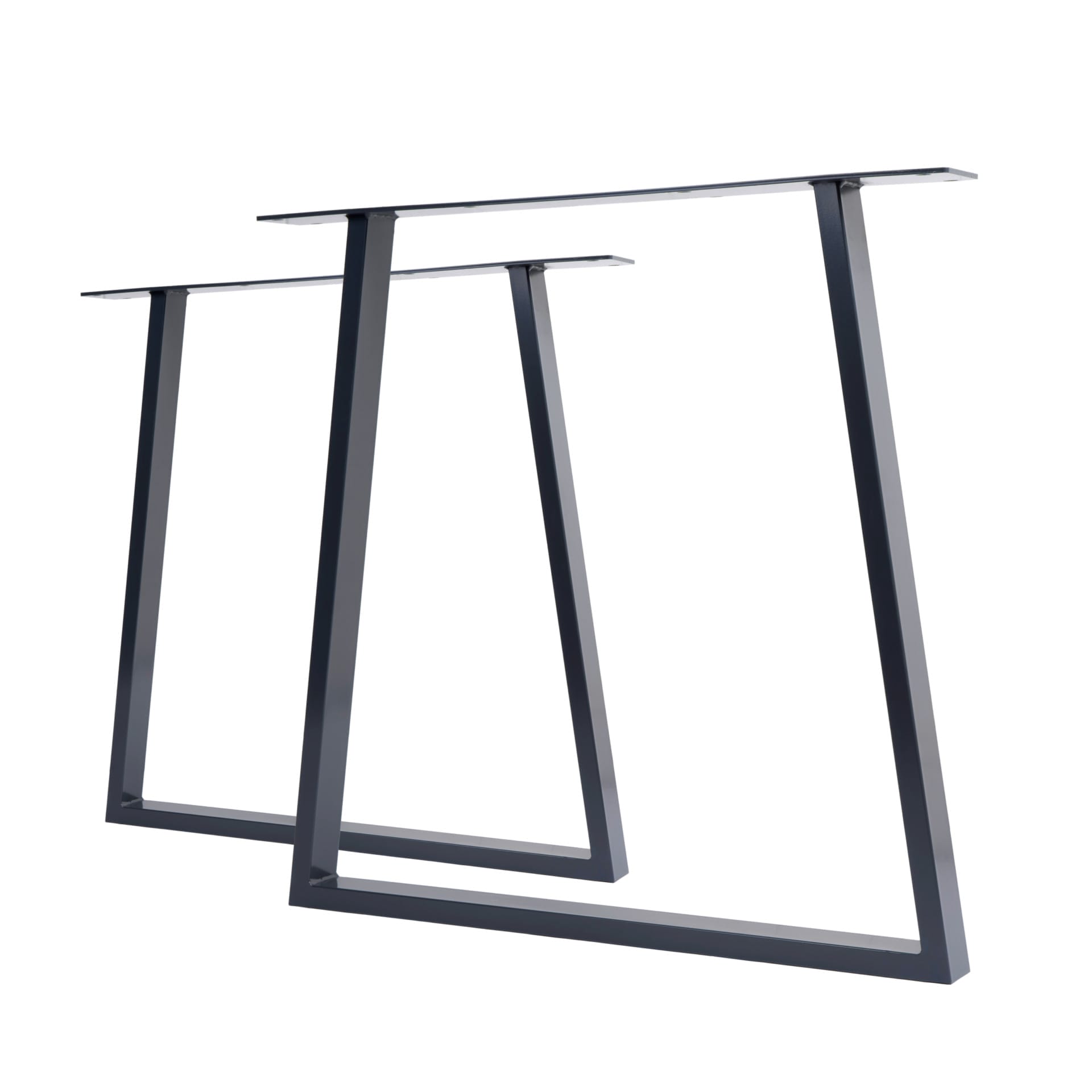 Steel trapezoid table deals legs