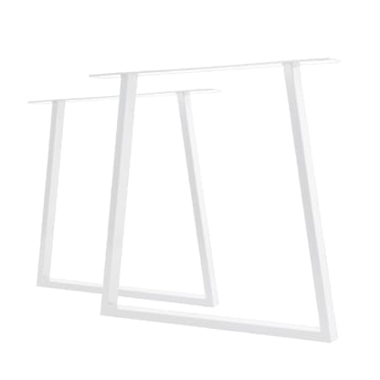 Trapezium-Industrial-Steel-Table-Legs-White