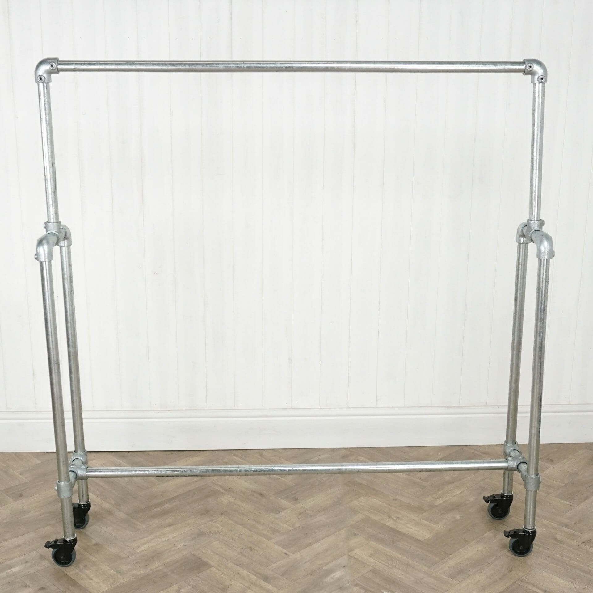 Freestanding Clothes Rail with Wheels - Pipe Dream Furniture