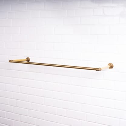 Elbow-Clothes-Rail-Industrial-Brass-Pipe-Style-3