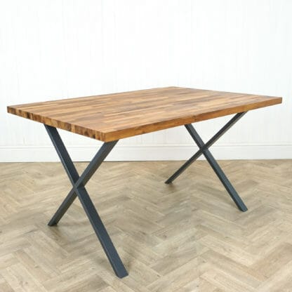 Solid-Walnut-Table-With-Box-Steel-x-grey-powder-coated-legs-2