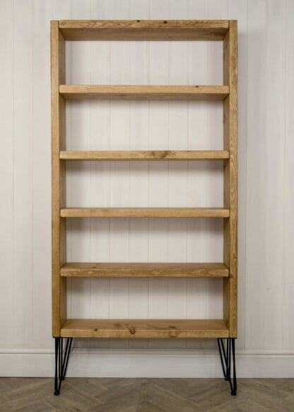 Reclaimed-Bookcase-On-Hair-Pin-Legs-Reclaimed-Timber-Style-2
