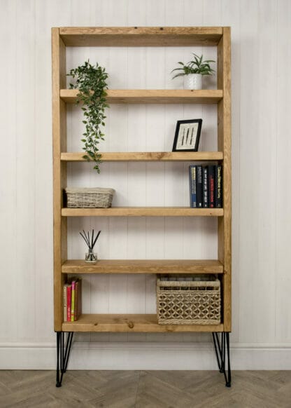 Reclaimed-Bookcase-On-Hair-Pin-Legs-Reclaimed-Timber-Style-4