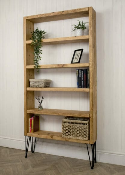 Reclaimed-Bookcase-On-Hair-Pin-Legs-Reclaimed-Timber-Style-3