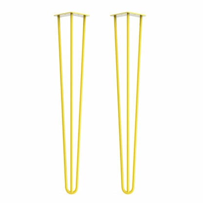 Yellow-Hairpin-Legs-71cm-Pair