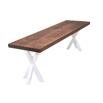 Rustic-Bench-with-XX-Legs-12