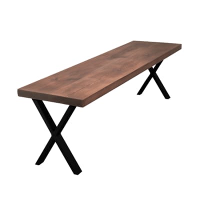Rustic-Bench-with-X-Legs-12