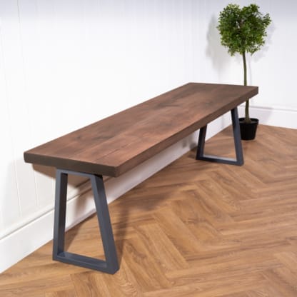 Rustic-Bench-with-Trapezium-Legs-22