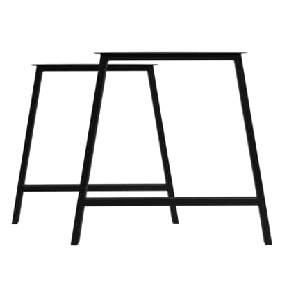A-Frame-Industrial-Steel-Table-Legs-Black-2
