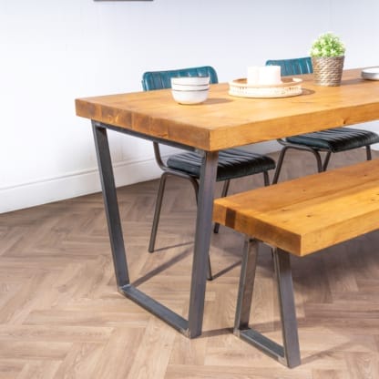 Chunky-Rustic-Dining-Table-with-Reverse-Trapezium-Legs-3