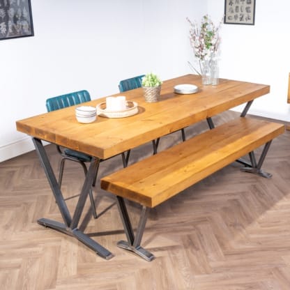 Chunky-Rustic-Dining-Table-with-Goblet-Legs-2