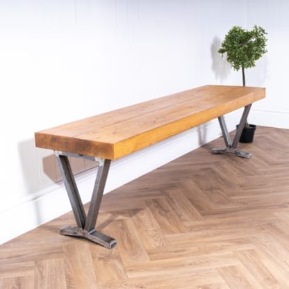 Chunky-Rustic-Bench-with-Goblet-Legs-3