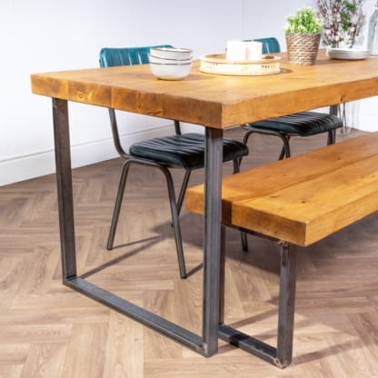 Chunky-Rustic-Dining-Table-with-Square-Legs-3