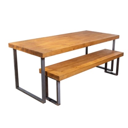 Chunky-Rustic-Dining-Table-with-Square-Legs