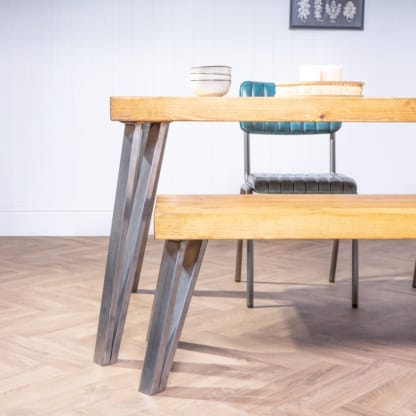 Chunky-Rustic-Dining-Table-with-Angled-Box-Hairpin-Legs-2
