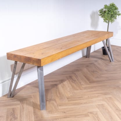 Chunky-Rustic-Bench-with-Angled-Box-Hairpin-Legs-2