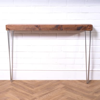 Reclaimed-Timber-Chunky-Console-Table-with-Chrome-Hairpin-Leg-13