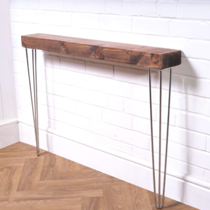 Reclaimed-Timber-Chunky-Console-Table-with-Chrome-Hairpin-Leg-12