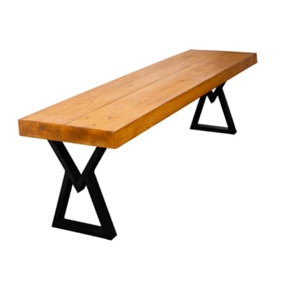 Chunky-Rustic-Bench-with-Hourglass-Legs-14