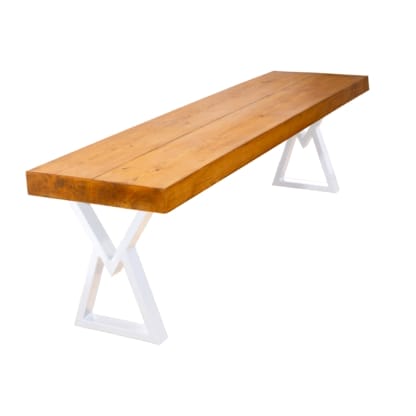 Chunky-Rustic-Bench-with-Hourglass-Legs-10