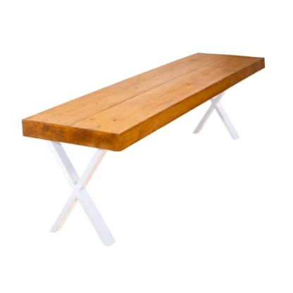 Chunky-Rustic-Bench-with-X-Legs-15