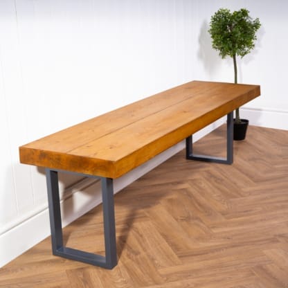 Chunky-Rustic-Bench-with-Square-Legs-12