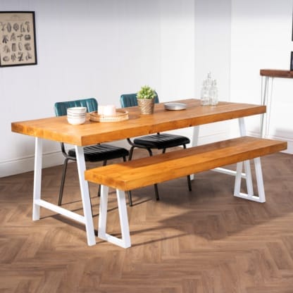 Chunky-Rustic-Dining-Table-with-A-Frame-Legs-14