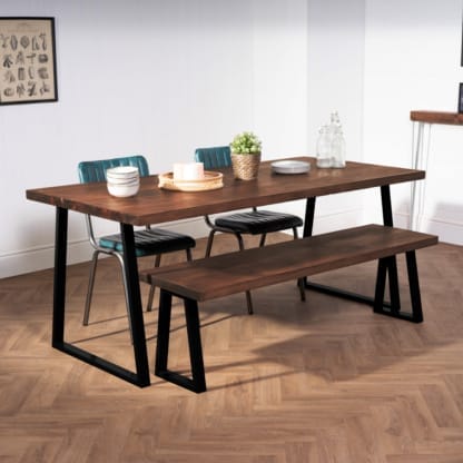Rustic-Dining-Table-with-Trapezium-Legs-13