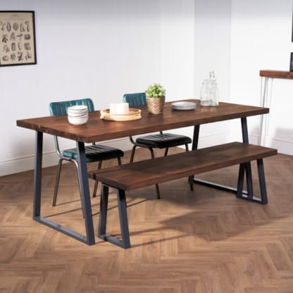 Rustic-Dining-Table-with-Trapezium-Legs-14